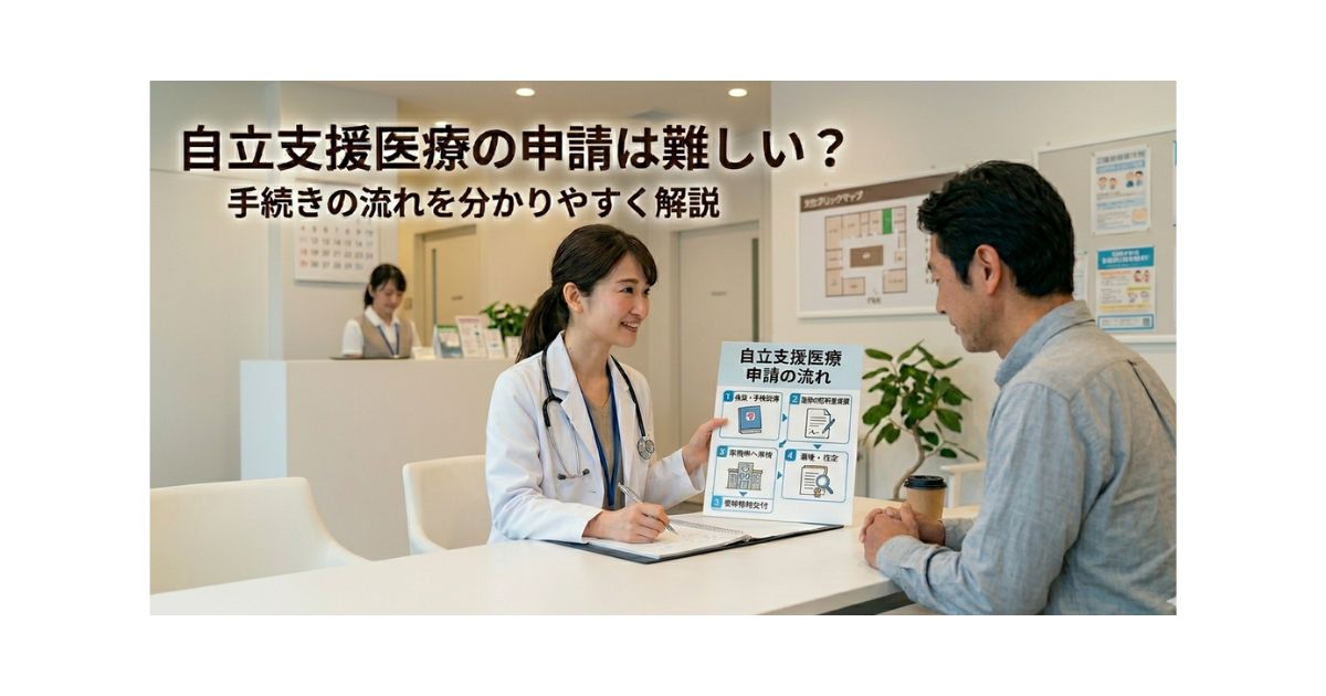 自立支援医療の申請は難しい？手続きの流れを分かりやすく解説