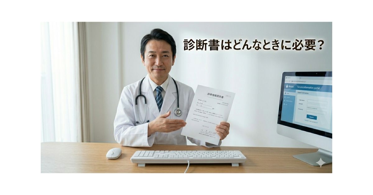 診断書はどんなときに必要？受診から発行までの流れ