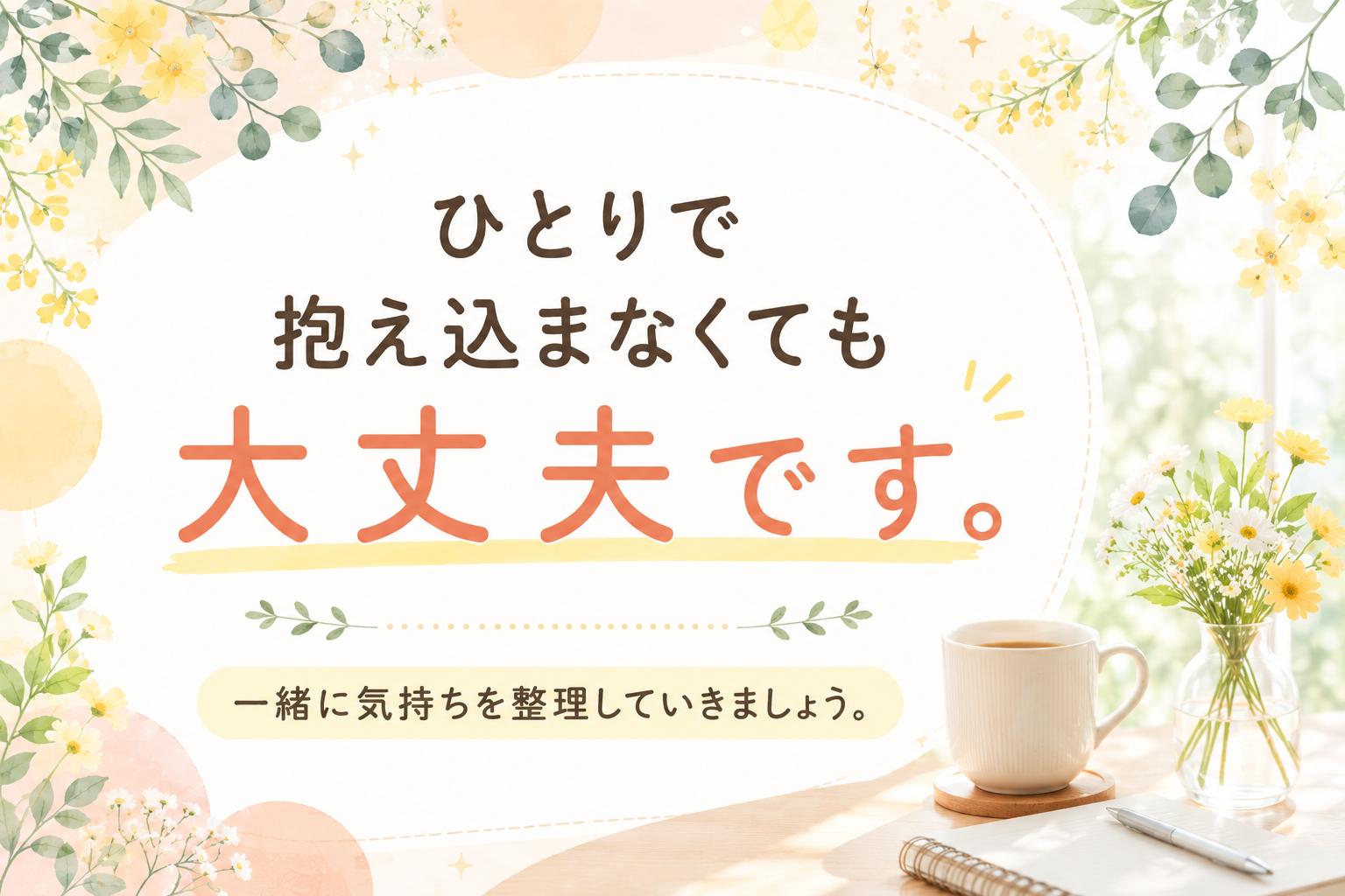 うまく話せなくても大丈夫です